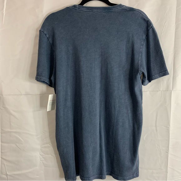 NWT Lucky Brand El Camino Washed Out Navy Blue Tee, size M - Picture 10 of 10